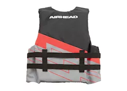 Airhead Bolt Youth Life Jacket - Gray/Red
