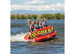 Airhead Great Big Mable Chariot Style 4 Person Towable Tube
