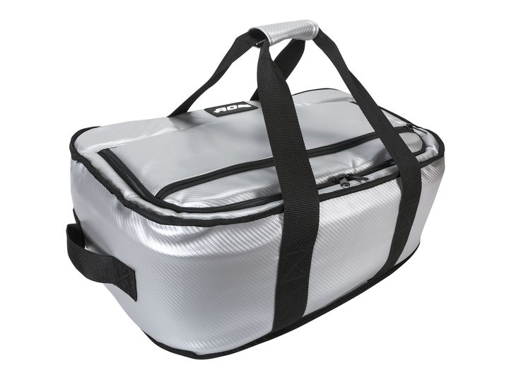 AO COOLERS 38 PACK CARBON STOW-N-GO COOLER - SILVER