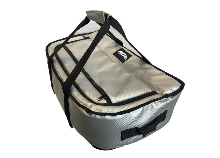 AO COOLERS 38 PACK CARBON STOW-N-GO HD COOLER - SILVER