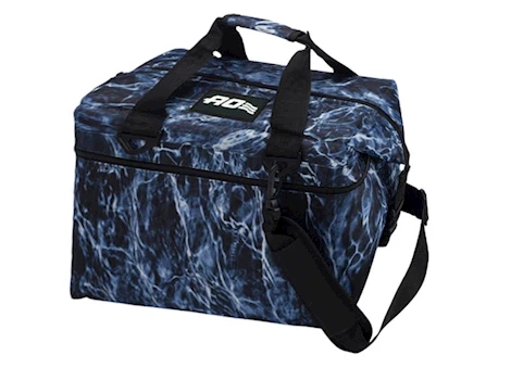 AO Coolers 24 Pack Canvas Cooler - Mossy Oak Fishing Bluefin Main Image