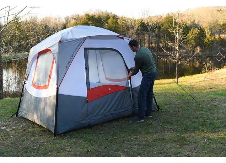 ALPS Brands Camp creek 4-person tent gray/red