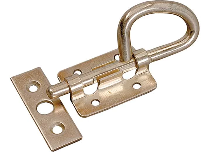 AP Products BUNK LATCH WITH FLAT STRIKE - BRASS (1/CTN)