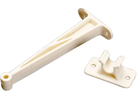 AP Products PLASTIC DOOR HOLDBACK 3" COL. WHITE (1/CTN)