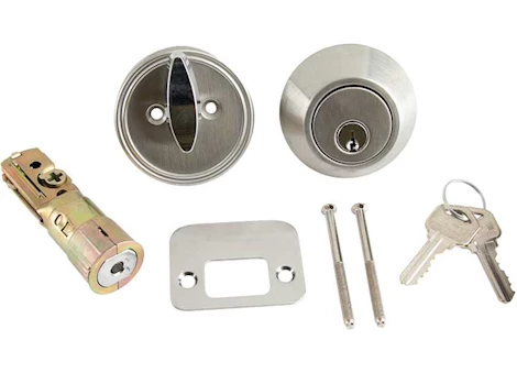 AP Products Dead bolt stainless steel finish Main Image