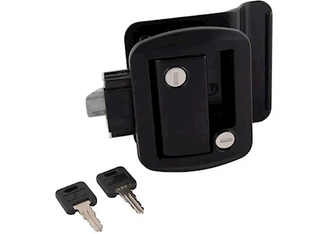 AP Products ALL METAL TRAVEL TRAILER LOCK W/KEYS - BLACK