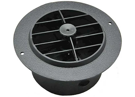 AP Products 4" rotaire register with damper - black (1/ctn) Main Image