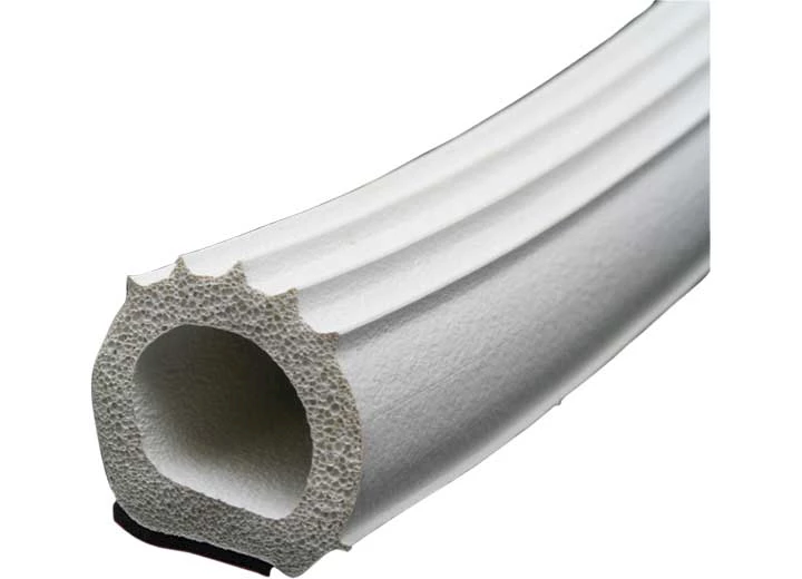 AP Products Ribbed Foam D Seal with Tape - 1" x 1" x 50' Main Image