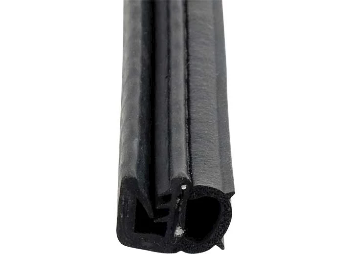 AP Products Single Bulb Seal With Slide On Clip - 3/4" x 7/16" x 28' - Black Main Image