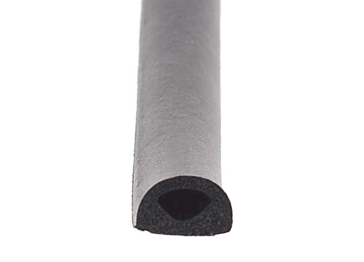 AP Products Non-Ribbed D Seal with Tape - 1/2" x 3/8" x 50'