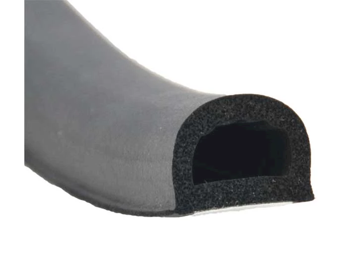 AP Products Non-Ribbed D Seal with Tape - 3/4" x 1/2" x 50' Main Image