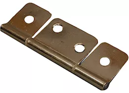 AP Products Non-mortise hinge (3 section) - brass (2/ctn)