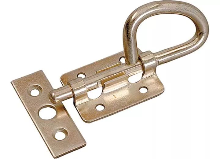 AP Products Bunk latch with flat strike - brass (1/ctn)