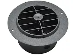 AP Products 4" rotaire register with damper - black (1/ctn)