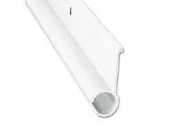 AP Products Standard awning rail- polar white- 8 ft