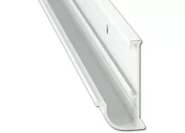 AP Products Insert gutter rail- polar white- 8 ft