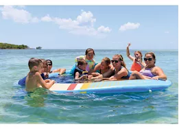 Aqua Lily Wateraft inflatable 8ft round dock with mesh
