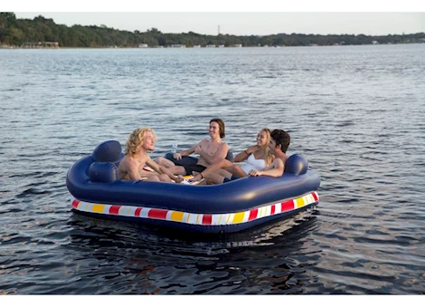 Aqua Pro 4-5 Person Inflatable Raft – 7 ft. x 7 ft.
