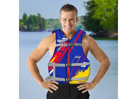 Aqua Pro Uscg adult vest type iii uscg  universal fit chest size 30in - 52in Main Image