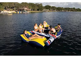 Aqua Pro 6-7 Person Giant Party Raft with Detachable Docking Lounge
