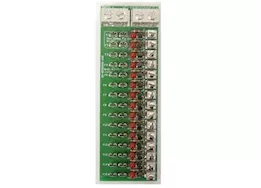 WFCO 12v dc 15 position fuse panel