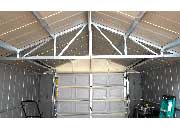 Arrow Murryhill Steel Storage Building - 24 ft. x 12 ft. x 8.5 ft. Gray/Anthracite
