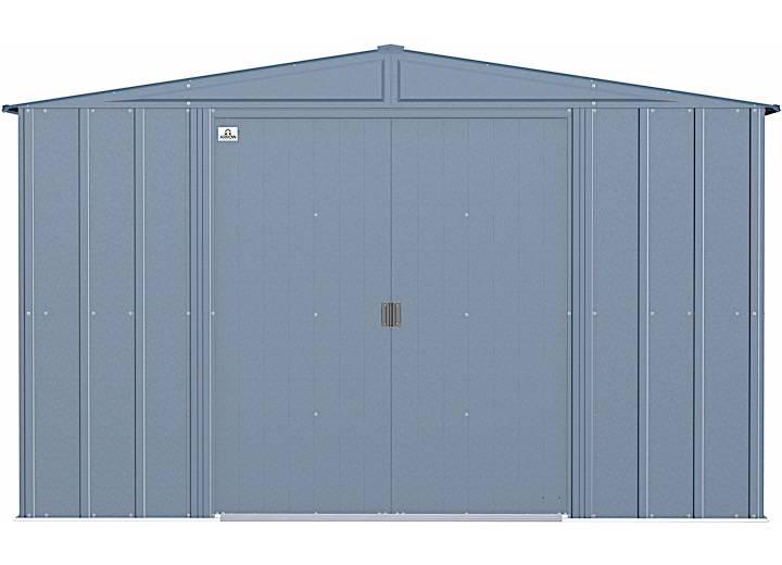 ARROW CLASSIC STEEL STORAGE SHED – 10 FT. X 12 FT. BLUE GRAY