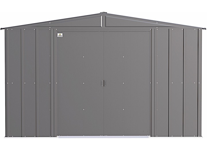 ARROW CLASSIC STEEL STORAGE SHED – 10 FT. X 12 FT. CHARCOAL