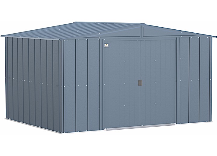 ARROW CLASSIC STEEL STORAGE SHED – 10 FT. X 8 FT. BLUE GRAY