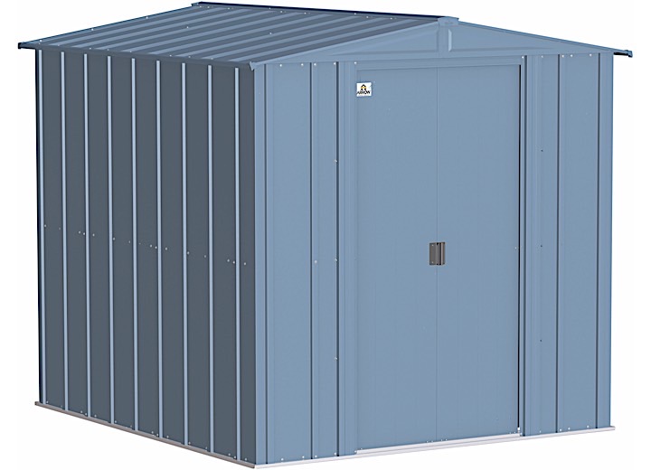 ARROW CLASSIC STEEL STORAGE SHED – 6 FT. X 7 FT. BLUE GRAY