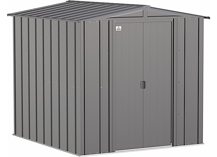 ARROW CLASSIC STEEL STORAGE SHED – 6 FT. X 7 FT. CHARCOAL