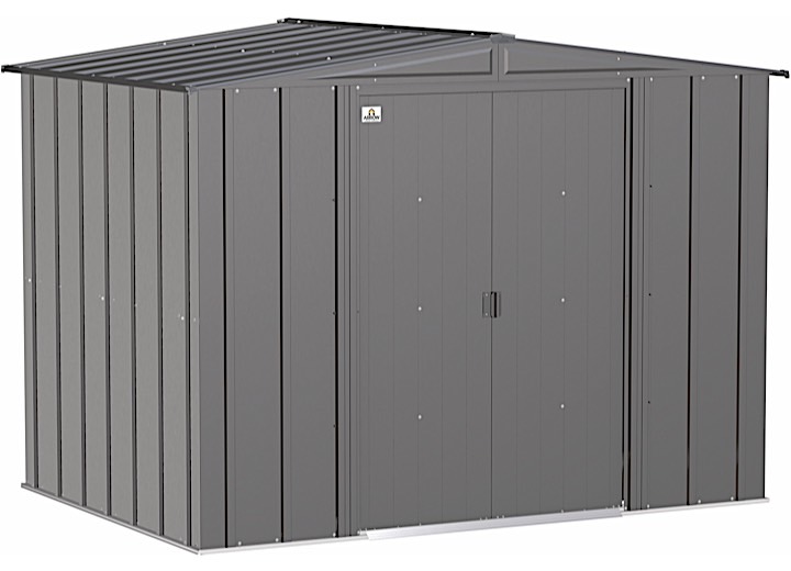 ARROW CLASSIC STEEL STORAGE SHED – 8 FT. X 6 FT. CHARCOAL