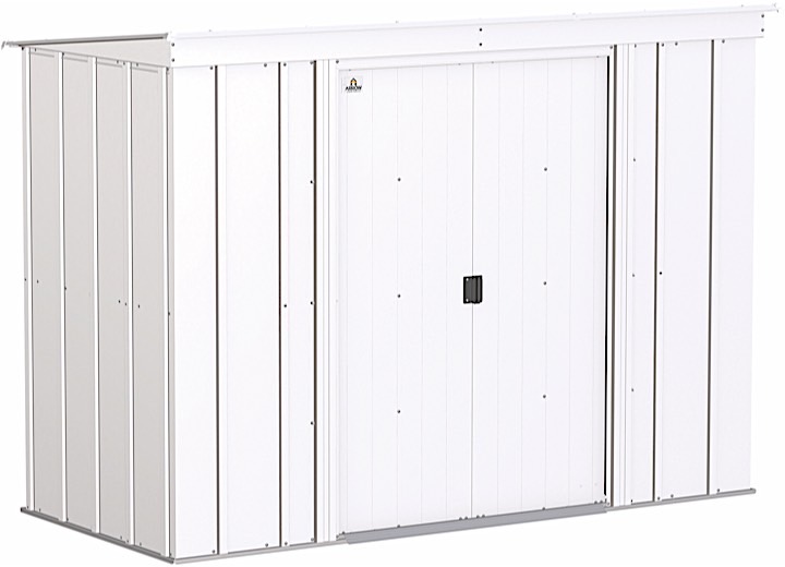 ARROW CLASSIC STEEL STORAGE SHED – 8 FT. X 4 FT. FLUTE GREY