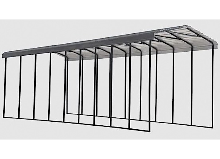 Arrow Steel RV Carport - 14 ft. x 42 ft. x 14 ft. - Charcoal/Black Main Image
