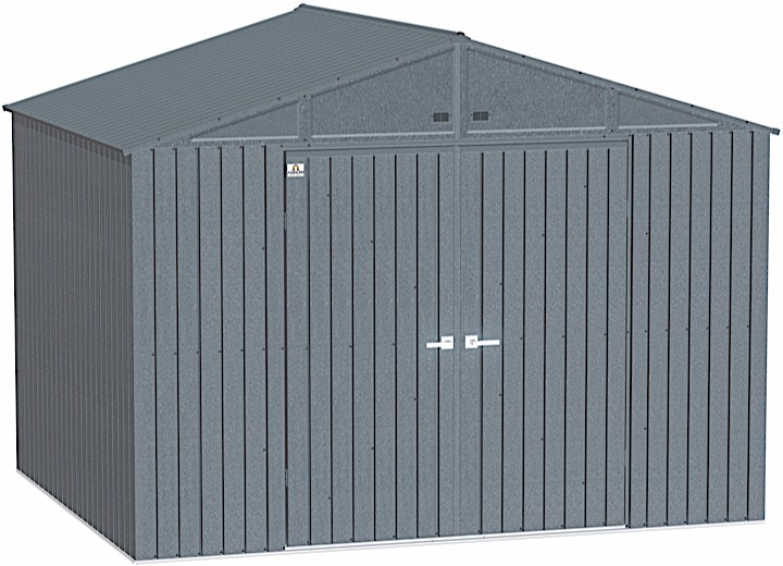 ARROW ELITE STEEL STORAGE SHED – 10 FT. X 8 FT. ANTHRACITE