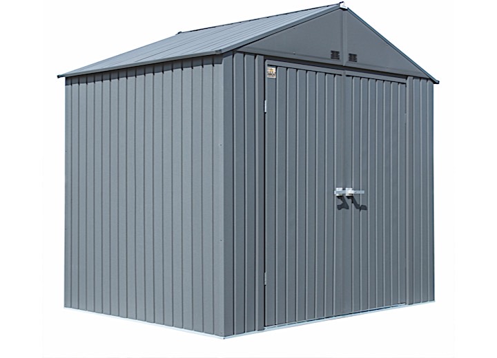 ARROW ELITE STEEL STORAGE SHED - 8 FT. X 6 FT. X 8 FT. ANTHRACITE