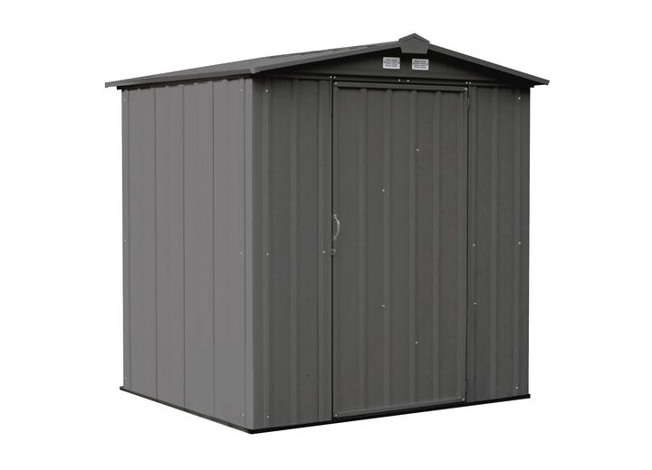 ARROW EZEE SHED STEEL STORAGE SHED - 6 FT. X 5 FT. X 6 FT. CHARCOAL