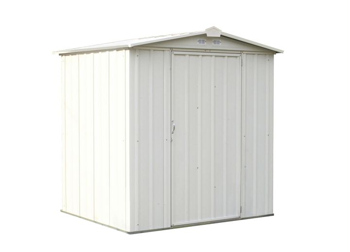 ARROW EZEE SHED STEEL STORAGE SHED - 6 FT. X 5 FT. X 6 FT. CREAM