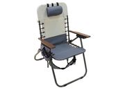 Arrow Storage Products Roped hi-boy removable backpack chair in slate and putty