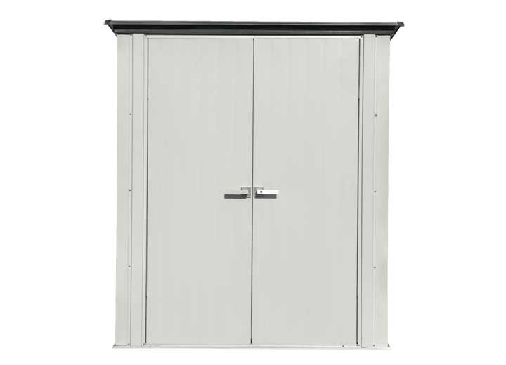 SPACEMAKER PATIO STEEL STORAGE SHED - 5 FT. X 3 FT. X 6 FT. GRAY/ANTHRACITE