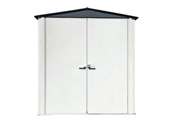 SPACEMAKER PATIO STEEL STORAGE SHED - 6 FT. X 3 FT. X 6.5 FT. GRAY/ANTHRACITE