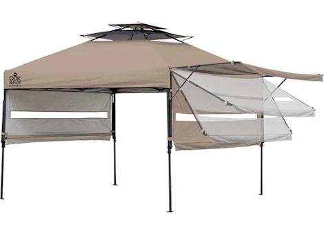 Quik Shade QS SX170 STRAIGHT LEG POP-UP CANOPY; 10FT X 17 FT TAUPE/GRAPH METALLIC; 2X 1/2 AWG