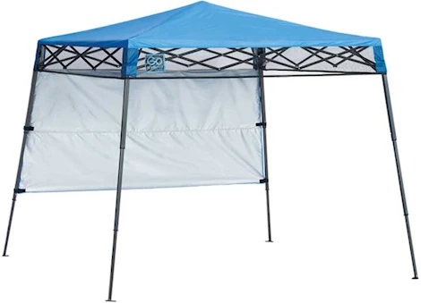 ShelterLogic Qs go hybrid slant leg pop-up canopy; blue/graphite metallic Main Image