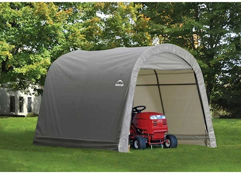 ShelterLogic Shed in a box; roundtop; 10 x 10 x 8ft; gray Main Image