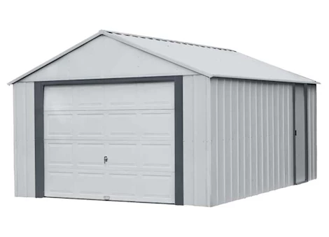 Arrow Murryhill Steel Storage Building - 17 ft. x 12 ft. x 8.5 ft. Gray/Anthracite