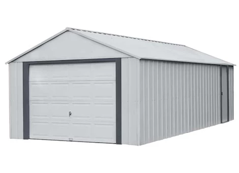 Arrow Murryhill Steel Storage Building - 24 ft. x 12 ft. x 8.5 ft. Gray/Anthracite Main Image