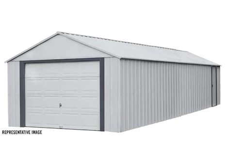 Arrow Murryhill Steel Storage Building - 31 ft. x 14 ft. x 9.5 ft. Gray/Anthracite Main Image