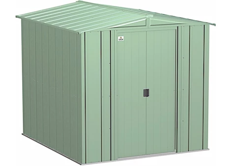 Arrow Classic Steel Storage Shed – 6 ft. x 7 ft. Sage Green Main Image