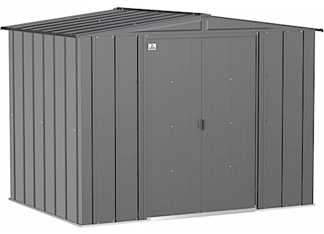 Arrow Classic Steel Storage Shed – 8 ft. x 6 ft. Charcoal Main Image