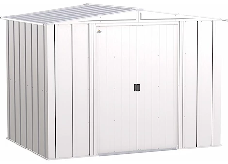 Arrow Classic Steel Storage Shed – 8 ft. x 6 ft. Flute Grey Main Image